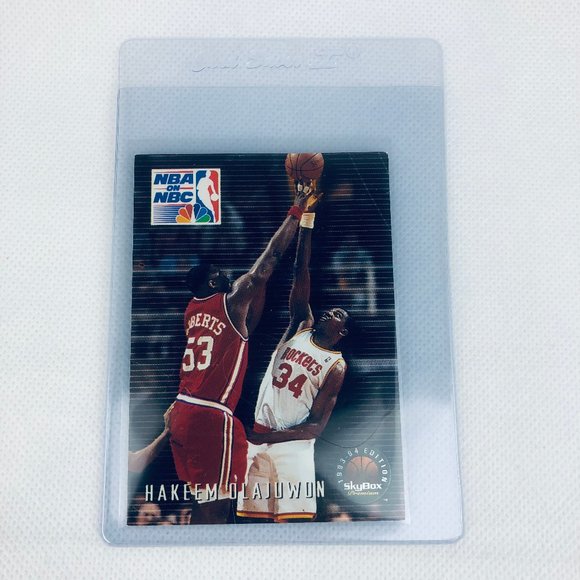 Basketball Cards Hakeem Olajuwon 3 Card Lot - Basketball Hall of Famer - Picture 6 of 9